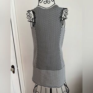 Rare Vintage 60’s/70’s Black and White Dress by First Comes Love Atelier